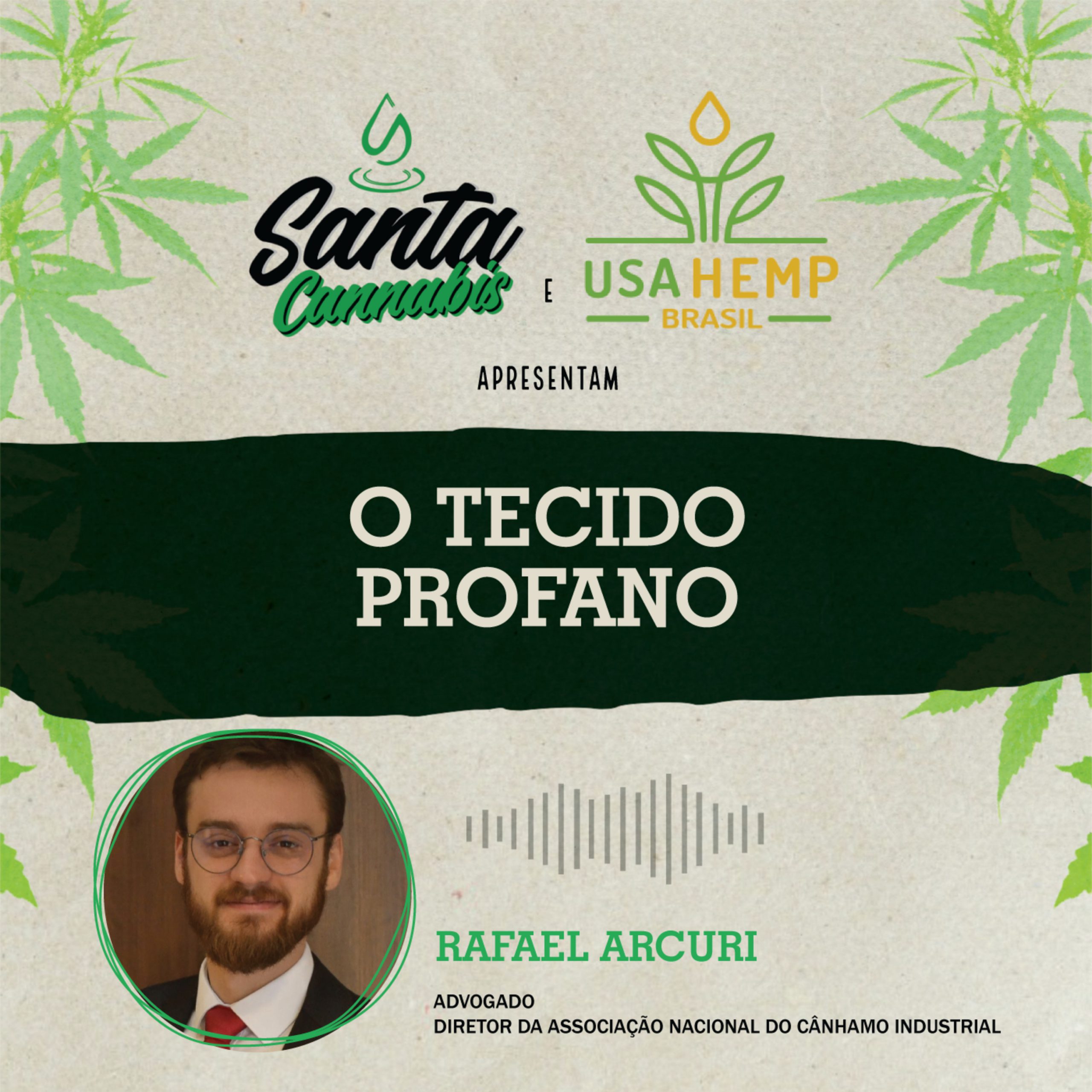 fibra de cannabis o tecido profano